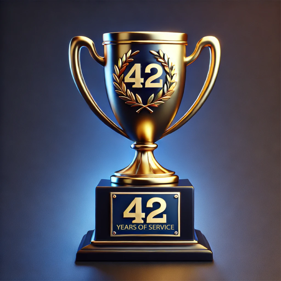 42 years trophy